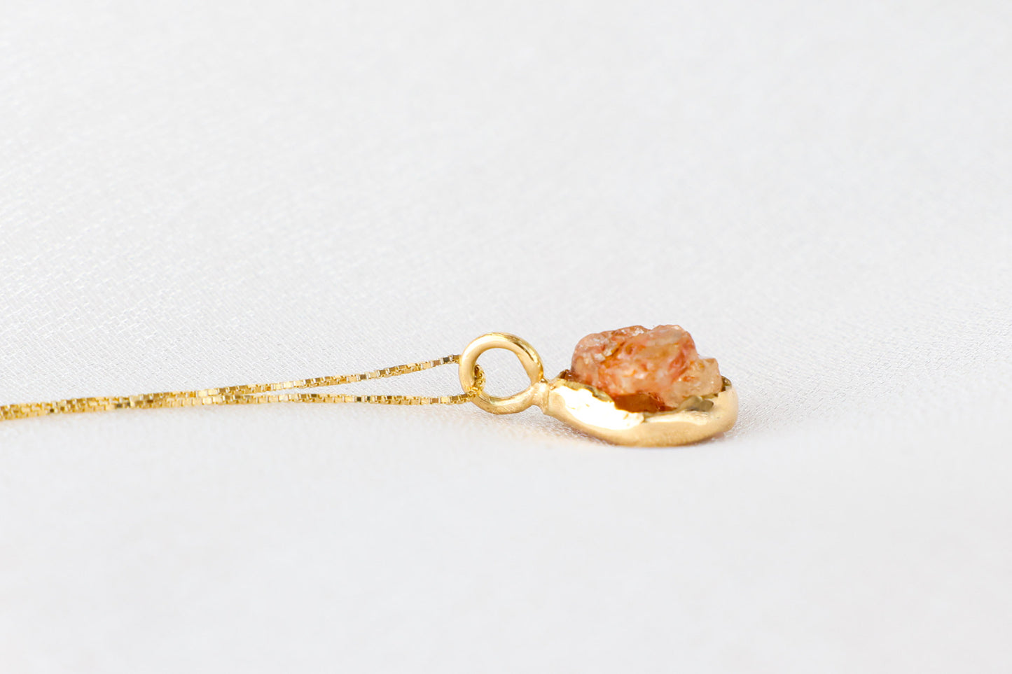 Solana – Citrine 18k Gold Pendant