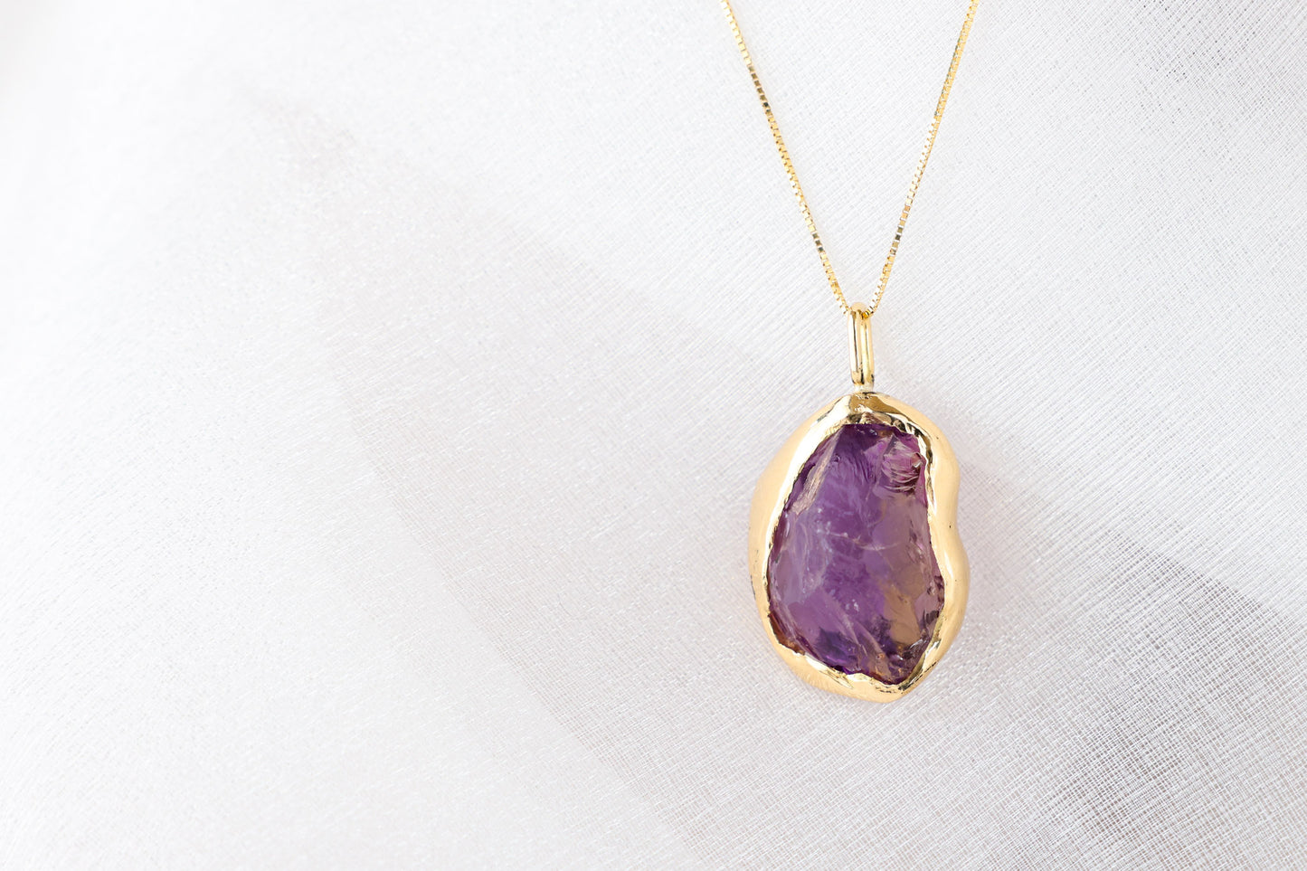 Alhena – Ametrine 18k Gold Pendant
