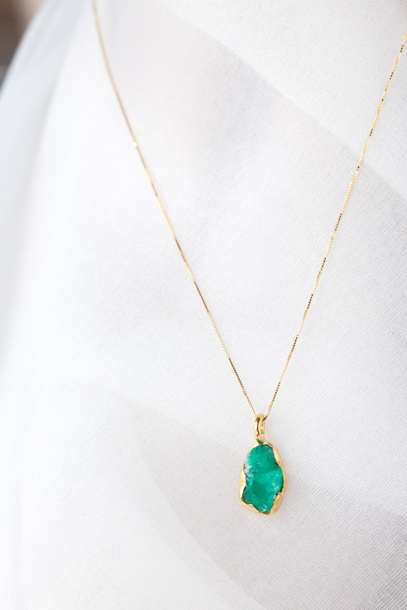 Killa Nuna – Emerald 18k Gold Pendant